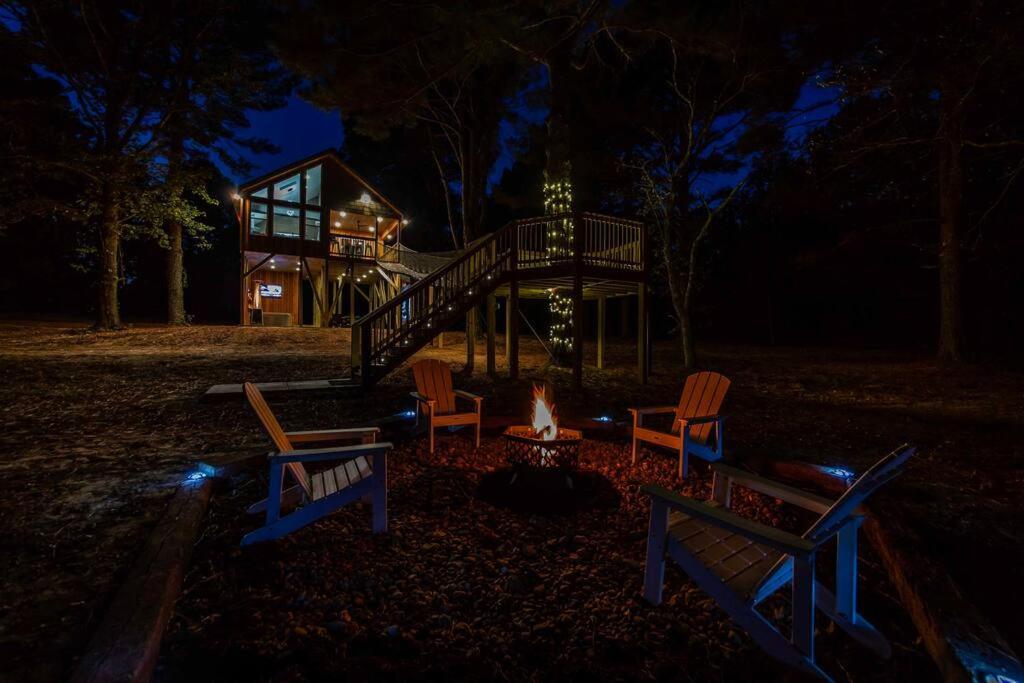 Romantic Getaway In The Treetops Cabot Exteriér fotografie