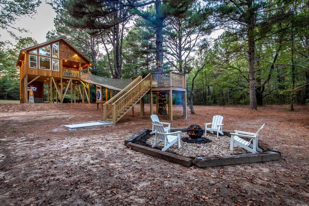 Romantic Getaway In The Treetops Cabot Exteriér fotografie