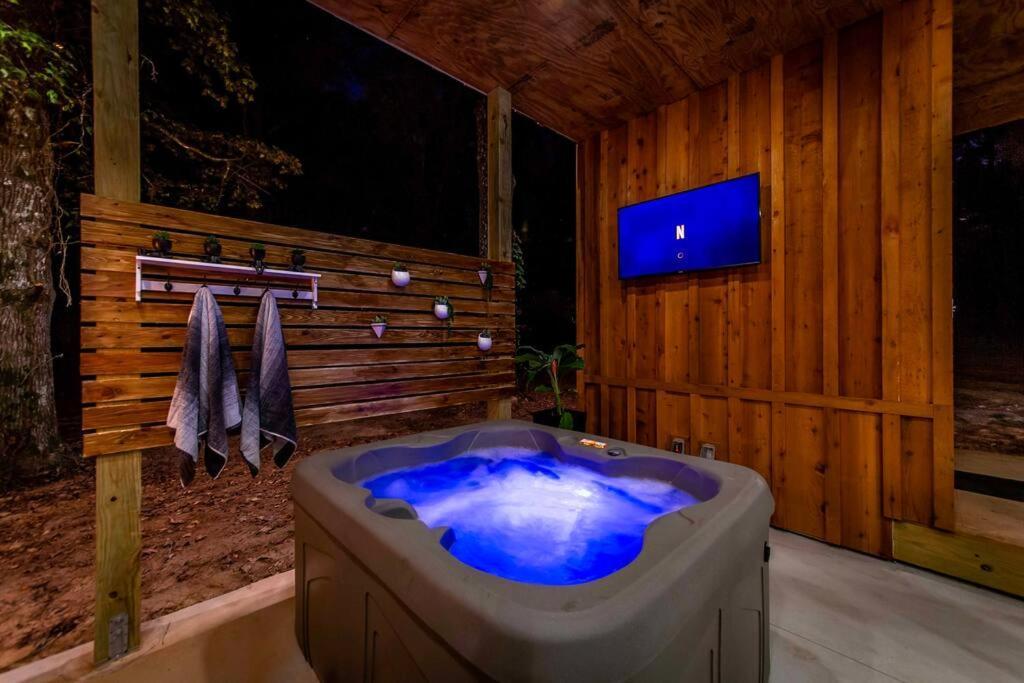 Romantic Getaway In The Treetops Cabot Exteriér fotografie