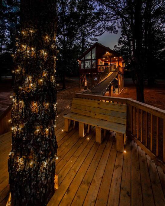 Romantic Getaway In The Treetops Cabot Exteriér fotografie
