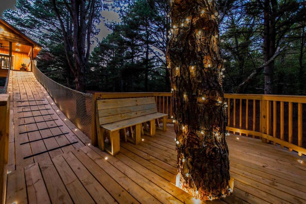 Romantic Getaway In The Treetops Cabot Exteriér fotografie